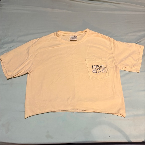 Heigh Ho Cream Crop Top - Picture 1 of 6